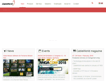 Tablet Screenshot of cableworld.hu